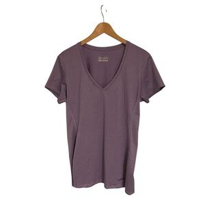 Under Armour Lavender V-Neck Short Sleeve Women's Tee XL